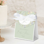 ワイルドフラワーベビーイン開花ベビーシャワー フェイバーボックス