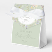 ワイルドフラワーベビーイン開花ベビーシャワー フェイバーボックス (正面サイド)