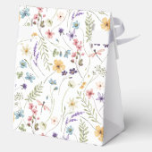 ワイルドフラワーベビーイン開花ベビーシャワー フェイバーボックス (裏面)