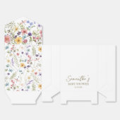 ワイルドフラワーベビーイン開花ベビーシャワー フェイバーボックス (見開き)
