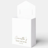 ワイルドフラワーベビーイン開花ベビーシャワー フェイバーボックス (見開き)