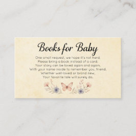 ワイルドフラワーベビーイン開花ベビー エンクロージャーカード