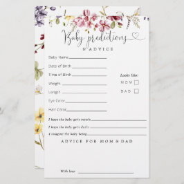 ワイルドフラワーベビーイン開花予測アドバイス