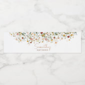 ワイルドフラワーベビーイン開花 ペットボトルラベル (シングルラベル)