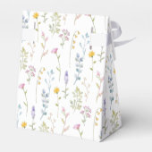 ワイルドフラワーベビーシャワーありがとう フェイバーボックス (裏面サイド)
