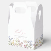 ワイルドフラワーベビーシャワーお気に入りボックスピンクフローラガール フェイバーボックス (オープン)