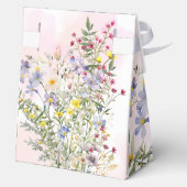 ワイルドフラワーベビーシャワーお願いボックス フェイバーボックス (裏面)