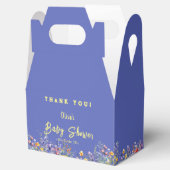 ワイルドフラワーベビーシャワーお願いボックス フェイバーボックス (オープン)