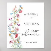 ワイルドフラワーベビーシャワーへようこそ ポスター (正面)