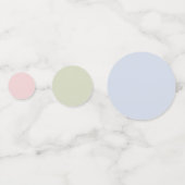 ワイルドフラワーベビーシャワーテーブル紙吹雪フローラボホ コンフェッティ (裏面)