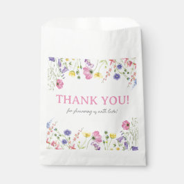 ワイルドフラワーベビーシャワーバッグ フェイバーバッグ