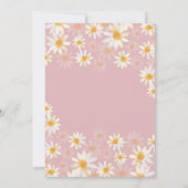 ワイルドフラワーベビーシャワー招待状 招待状 (裏面)