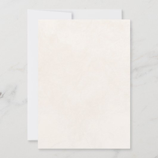 ワイルドフラワーベビーシャワー招待状 招待状 (裏面)