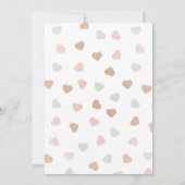 ワイルドフラワーベビーシャワー招待状 招待状 (裏面)