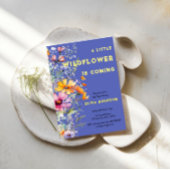 ワイルドフラワーベビーシャワー招待状 招待状