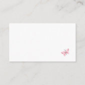 ワイルドフラワーベビーシャワー用本 エンクロージャーカード (裏面)