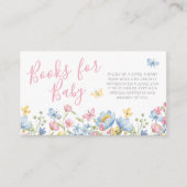 ワイルドフラワーベビーシャワー用本 エンクロージャーカード (正面)