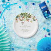 ワイルドフラワーベビーシャワー紙プレート ペーパープレート (パーティー)