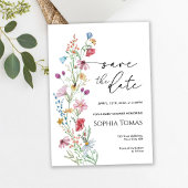 ワイルドフラワーベビーシャワー セーブザデート