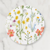 ワイルドフラワーベビーシャワー フェイバータグ (裏面)