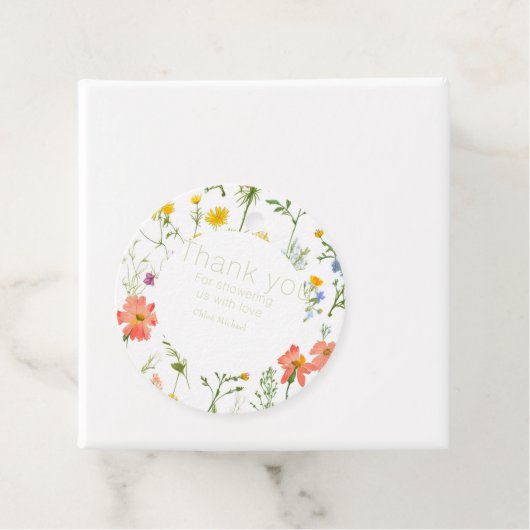 ワイルドフラワーベビーシャワー フェイバータグ (インサイチュ)