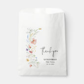 ワイルドフラワーベビーシャワー フェイバーバッグ (正面)