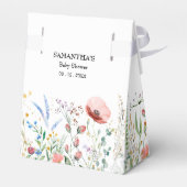 ワイルドフラワーベビーシャワー フェイバーボックス (裏面サイド)