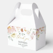 ワイルドフラワーベビーシャワー フェイバーボックス (正面)