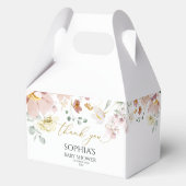 ワイルドフラワーベビーシャワー フェイバーボックス (裏面)