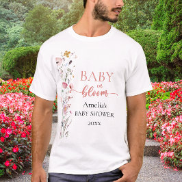 ワイルドフラワーベビーシャワー Tシャツ