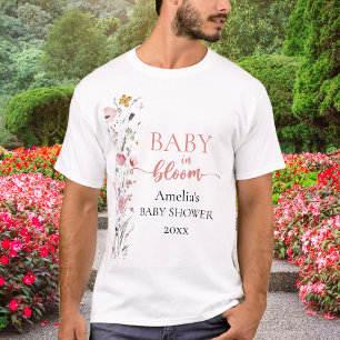ワイルドフラワーベビーシャワー Tシャツ