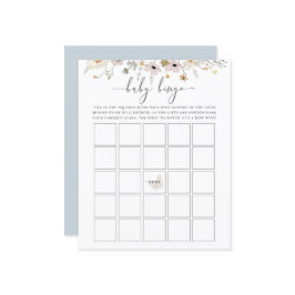 ワイルドフラワーベビービンゴゲーム