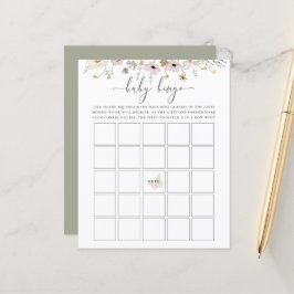 ワイルドフラワーベビービンゴゲーム