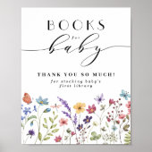 ワイルドフラワーベビー春ベビースシャワー用の本 ポスター (正面)