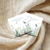 ワイルドフラワーベビー開花の赤ちゃんシャワー スタンダードカクテルナプキン