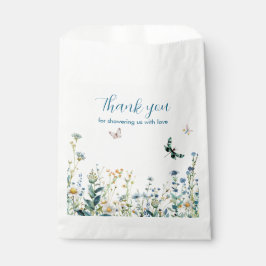 ワイルドフラワーベビー開花の赤ちゃんシャワー フェイバーバッグ