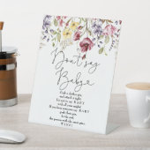 ワイルドフラワーベビー開花シャワーベビーと言わない 台座サイン (インサイチュ)