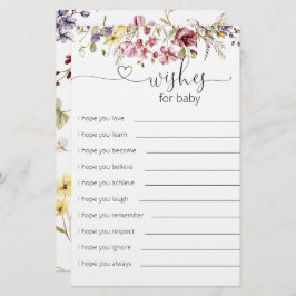 ワイルドフラワーベビー開花ベビー願い