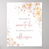 ワイルドフラワーベビー開花封筒駅 ポスター (正面)