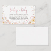 ワイルドフラワーベビー開花書ベビー書 エンクロージャーカード (正面/裏面)