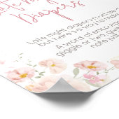 ワイルドフラワーベビー開花深夜おむつ ポスター (角)