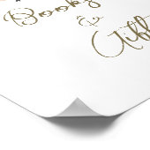 ワイルドフラワーベビー開花赤ちゃんシャワー本ギフト ポスター (角)