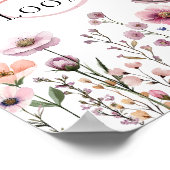 ワイルドフラワーベビー開花開花バーポスター – ほこりっぽい ポスター (角)