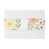 ワイルドフラワーベリ素朴ー結婚式招待状 招待状ベリーバンド (裏面例)