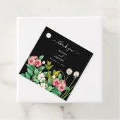 ワイルドフラワーペリウィンクル水の色結婚黒 フェイバータグ (インサイチュ)