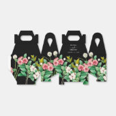 ワイルドフラワーペリウィンクル水の色結婚黒 フェイバーボックス (折り畳みなし)