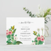 ワイルドフラワーペリウィンクル水結婚色の セーブザデート (スタンド正面)