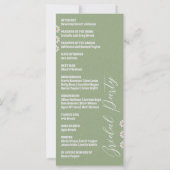 ワイルドフラワーボタニカル庭園の結婚式 (裏面)