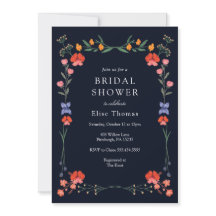 ワイルドフラワーボタニックガーデンブライダルシャワー