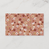 ワイルドフラワーボホオムツラッフルベビースシャワー エンクロージャーカード (裏面)